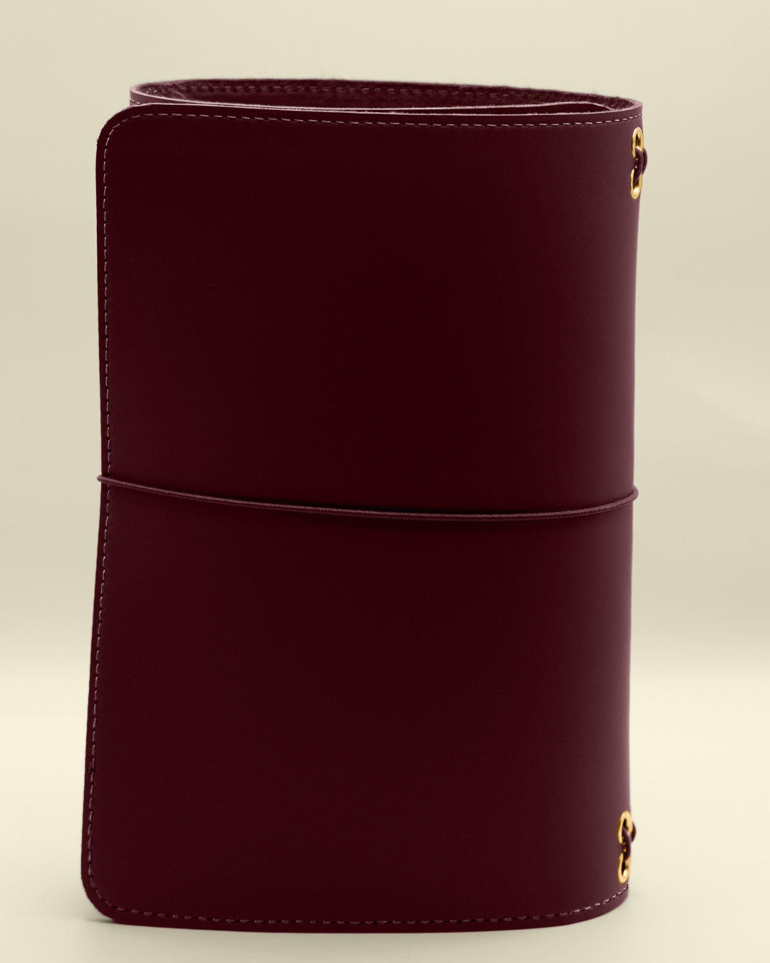 Two Tone Journal Cover - Burgundy